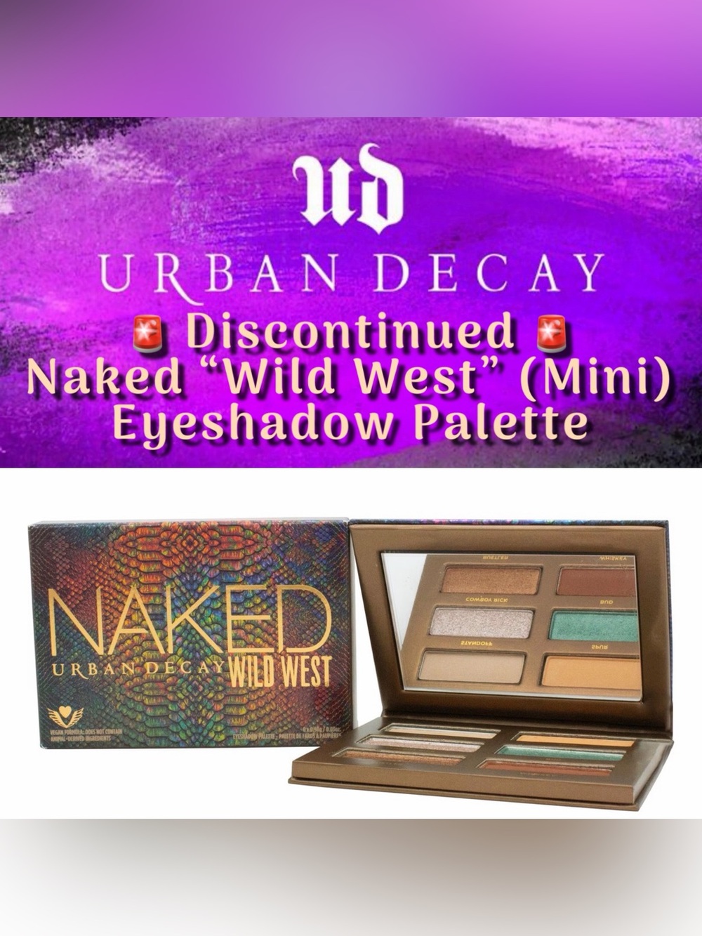 Urban Decay - Naked Wild West (Mini) Eyeshadow Palette (Discontinued) - New